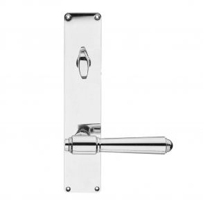 Drrhandtag - Utomhus - hgglans - lngskylt - ASSA knoppar - BRIGGS 127 mm