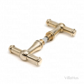 Door handle (set) - Brass - HAGMANN