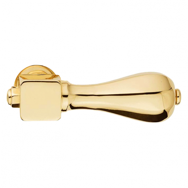 Door handle (set) - Brass - AMBRUS