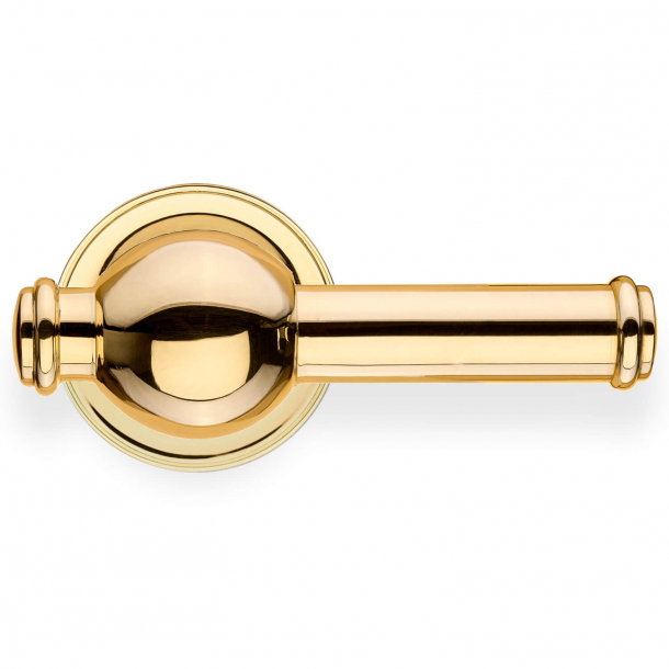 Door handle exterior - CREUTZ brass 123 mm