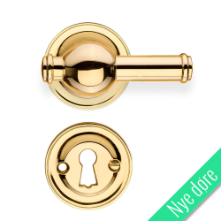 Drgreb - Messing - Roset og ngleskilt - CREUTZ 78 mm - Nye dre