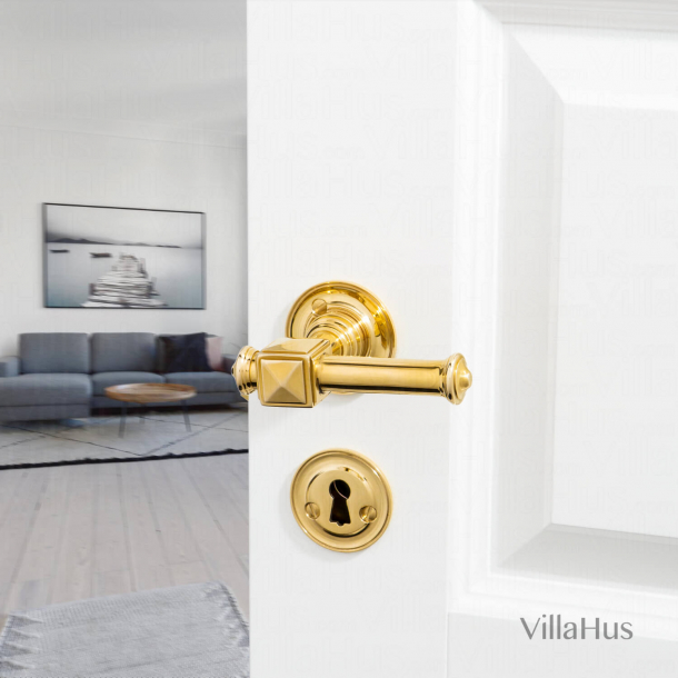 Drrhandtag - Inomhus - Mssing - Modell ULLMAN 102 mm - Trskruvar