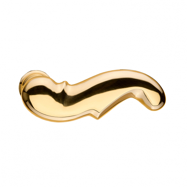 Door handle (set) - Brass - WEINGARDEN 97 mm