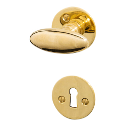 Drgreb - Messing - BLENHEIM - Glat roset og ngleskilt - Nye dre