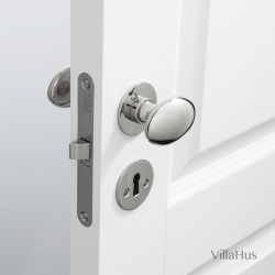 Kugle drgreb - Indendrs - Nikkel - Glatte roset og ngleskilt - Model BLENHEIM 3