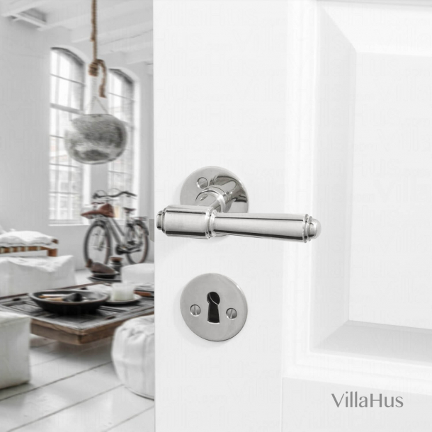 Drgreb - Nikkel - Glatte roset / ngleskilt - BRIGGS 112 mm - Nye dre