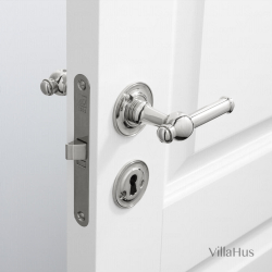 Drgreb - Blank nikkel - Roset/ngleskilt - CREUTZ 94 mm - Nye dre