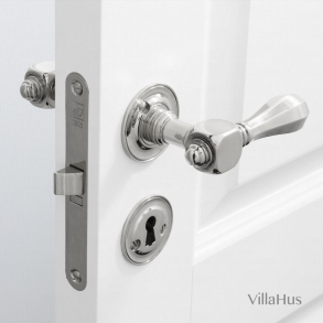 Drrhandtag - Inomhus - MEDICI - Blank frnicklad 120 mm - Skruv med nippel