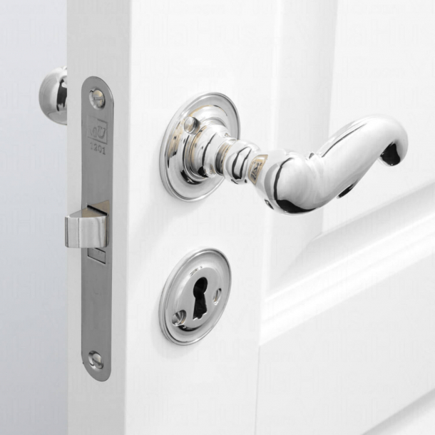 Door handle interior - Rosset / Key Tag - Nickel - Weingarden 97 mm