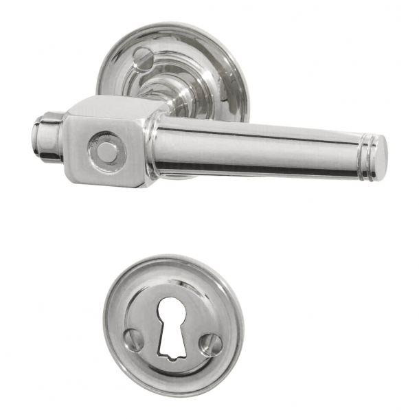 Klamki wewn&#281;trzne w &#347;rodku - uchwyt do teatru - nikiel - &#346;ruba i r&#281;kaw