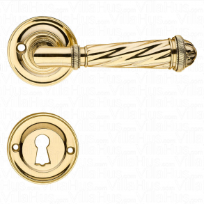 Door handle interior - Franck on Rosset - Brass