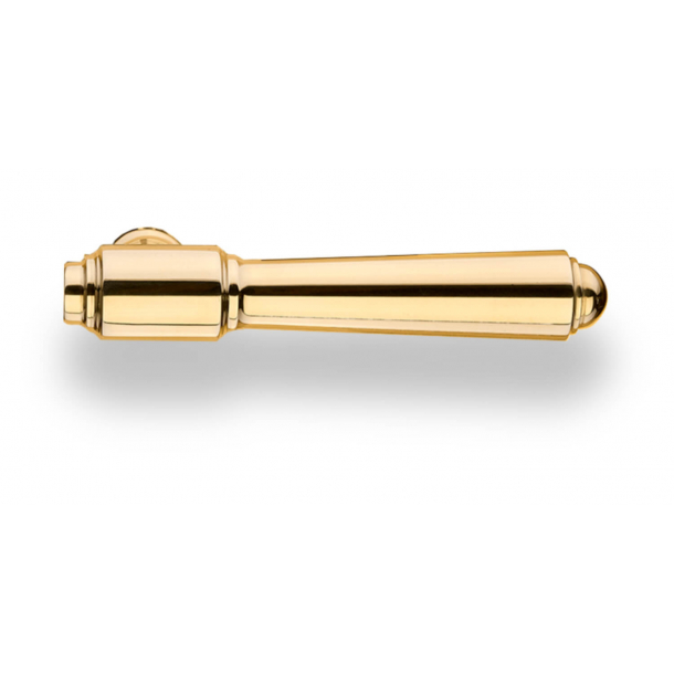 Door handle exterior - Brass without rosette - BRIGGS 127  mm