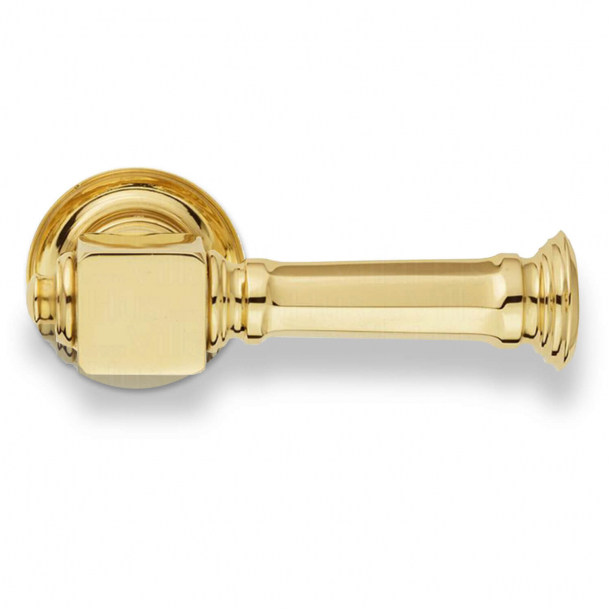 Door handle exterior - NEUMAN brass 135 mm