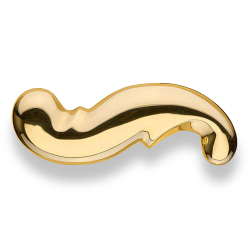 Drgreb - Udendrs - Messing - Langskilt til profilcylinder - cc72mm - Model WEINGARDEN 127 mm