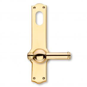 Drrhandtag - Utomhus - Mssing - Lngskyltar med ovala ASSA cylinderhl - Modell CREUTZ