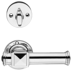 Drhndtag med vrider - Poleret nikkel - Model ULLMAN 123 mm