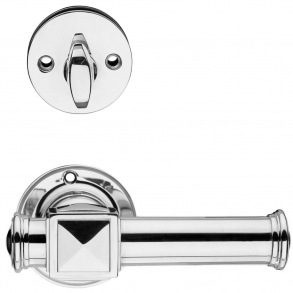 Drhndtag med vrider - Poleret nikkel - Model ULLMAN 123 mm