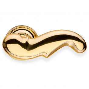 Door handle - Exterior - Brass - Model WEINGARDEN 127mm