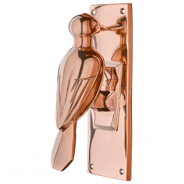 Door knocker, Woodpecker, Copper, Design Gunnar Westman - 215 mm