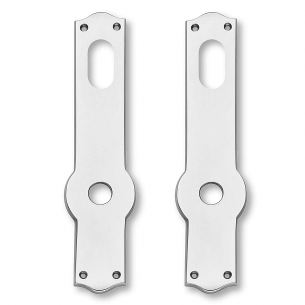 Drrhandtag - Utomhus - Lngskyltar ASSA lscylinder - Nickel - MEDICI