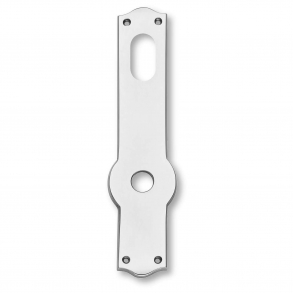 Langskilt med ovalt hul - Nikkel - AMALIENBORG