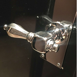 Door handle interior - Back plate Amalienborg Nickel MEDICI