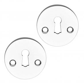 N�gleskilte (s�t) Krom - gennemg�ende skruer - cc27mm