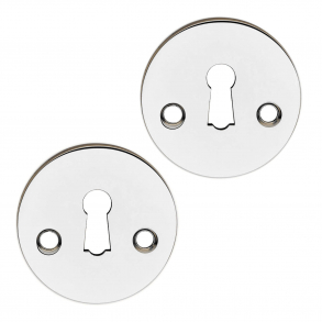 N�gleskilte (s�t) Nikkel - gennemg�ende skruer - cc27mm