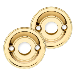 Door handle interior - Rosset / Key Tag - Brass - Weingarden 97 mm