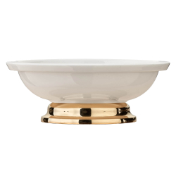 Frskl - Vit porslin och mssing - Modell TB37