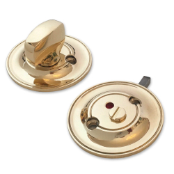 Klamka - Wn&#281;trze z blokad&#261; prywatno&#347;ci - Mosi&#261;dz - BRIGGS 112 mm