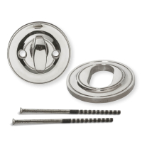 Vridergreb og Cylinderring - Nikkel - Se-Jensen - 8 mm