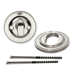 Drrhandtag - Utomhus - Nickel - Klassisk vridning och cylinderring - ULLMAN 123mm