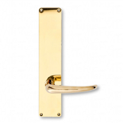 Klamka do drzwi - Kay Fisker Coupe - Szyld d&#322;ugi - Mosi&#261;dz