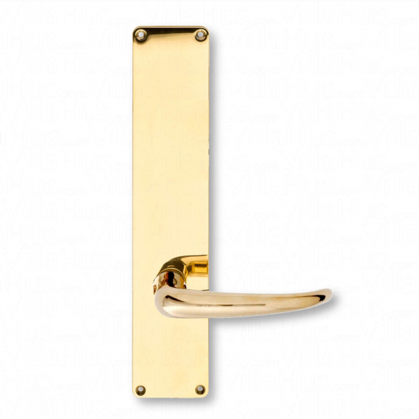 Klamka do drzwi - Kay Fisker Coupe - Szyld d&#322;ugi - Mosi&#261;dz