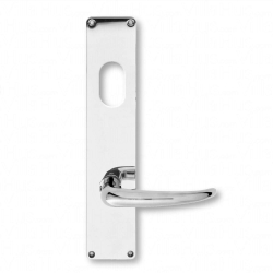 Drrhandtag Nickel - Coup med cylinder 