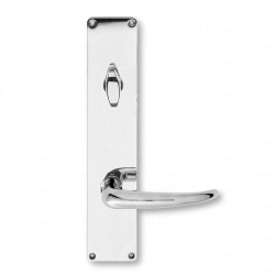 Drrhandtag, lngskylt, frnicklad - Coupe med vndningar 