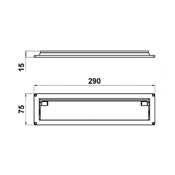 Letter Sign - Letter Frame - Brass - Model MOLO