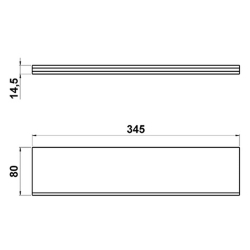 Letter Frame - Browned Brass - Model LUTKE