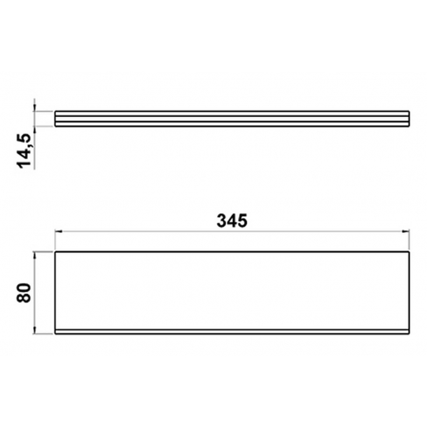Letter Frame - Browned Brass - Model LUTKE