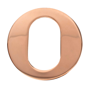 Cylinderring - Exterir - Polerad koppar - 2 mm