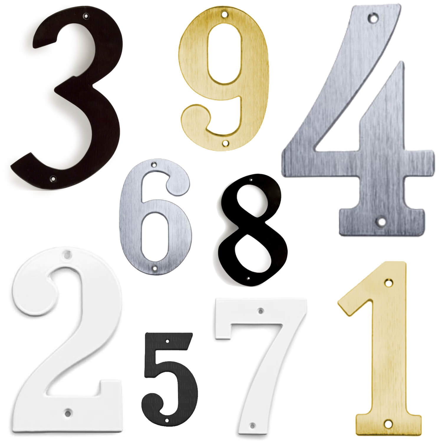 Habo Selection House letter E - Black - Model Modern - 120,5 mm - House  numbers - VillaHus