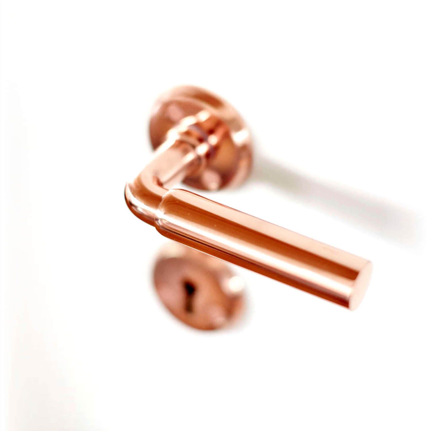 Copper on sale door knobs