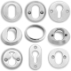 Cylinderringar - Borstat st�l
