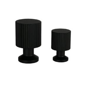 Mbelknop - Mat sort messing - Marielund