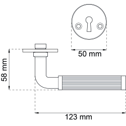 HABO drgreb Wimbledon incl. Ngleskilte - Krom