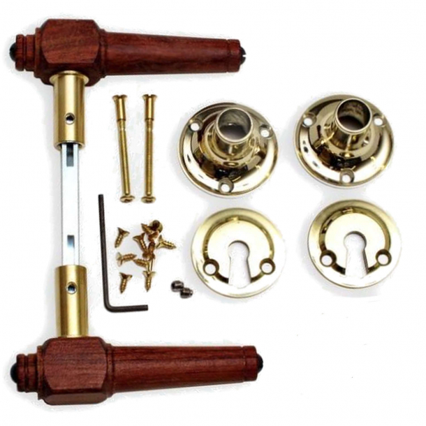 Drrhandtag - Tr - Inomhus - Mssing och brunt tr (205237)