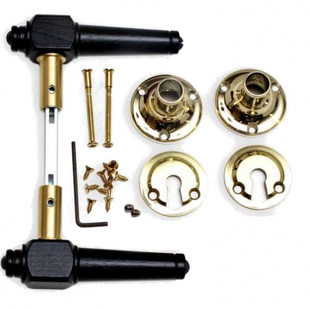 Drrhandtag - Tr - Inomhus - Mssing och svart tr (205239)