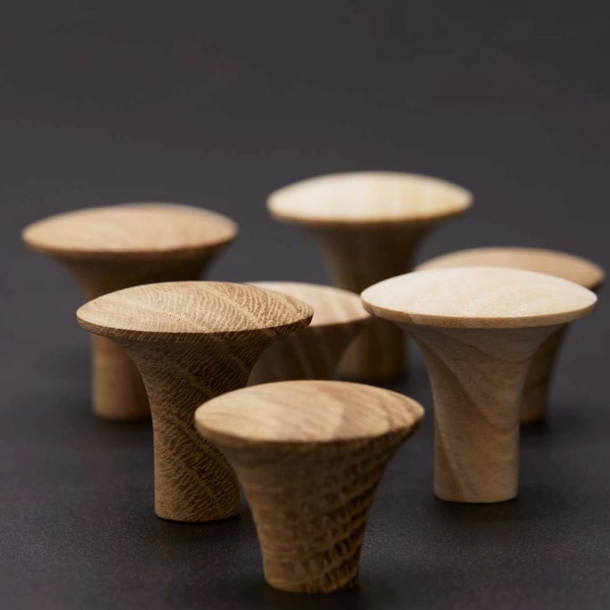Beslag Design M�belknopf - Unbehandeltes Eschenholz