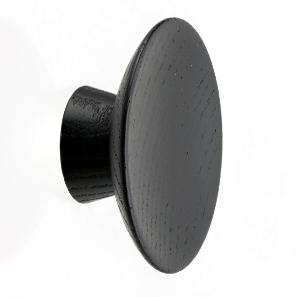 M�belknopp - Svart tr� - OLYMPIA - 50x20 mm